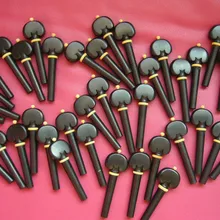 Части для скрипки, 10 комплектов(40 шт.) колышки для скрипки из 4/4 натурального черного дерева