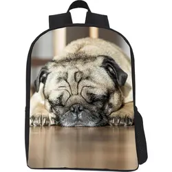 Модная детская школьная сумка для девочек милые животные собака печать детей, школьные сумки ребенку дошкольного детского сада сумки Mochila