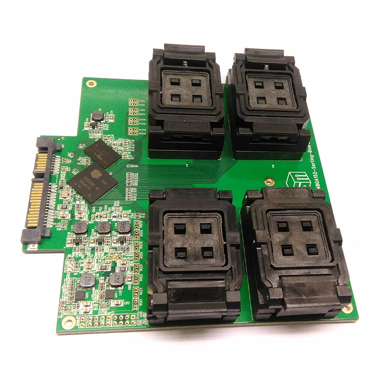 1 шт. SM2256K мастер SSD флэш-памяти Тесты приспособление для BGA152 один перетащите четыре флип Тесты приспособление TLC te