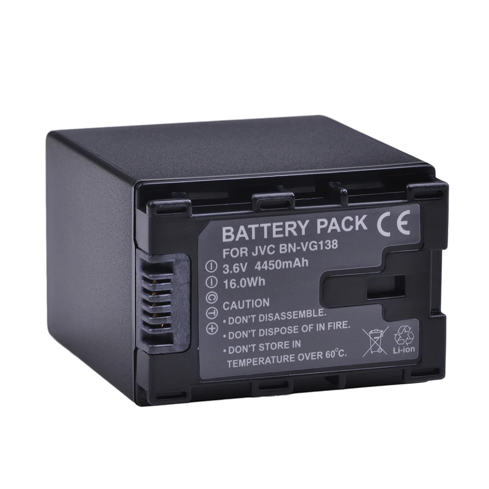 Bateria da Câmera para Jvc Everio Gz-e10 Gz-e100 Gz-e200 Gz-e300 Gz-e505b Gz-e515b Gz-ex250 Gz-ex310 Gz-ex355 1 pc bn Bn-vg138 Vg138 - Image 2
