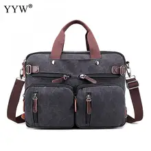 Мужская качественная парусиновая деловая сумка через плечо мужская сумка-мессенджер сумка-тоут сумка-портфель для ноутбука
