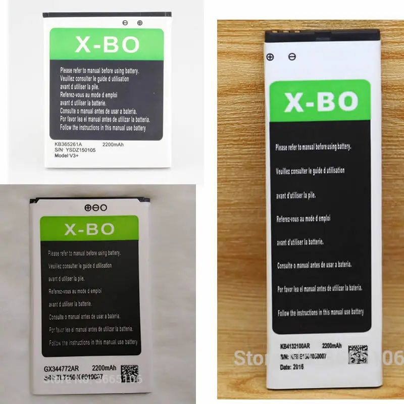 X-BO KB365261A GX344772AR KB4132100AR батарея для V5 V11 V36 GX344 V3 + батареи код отслеживания