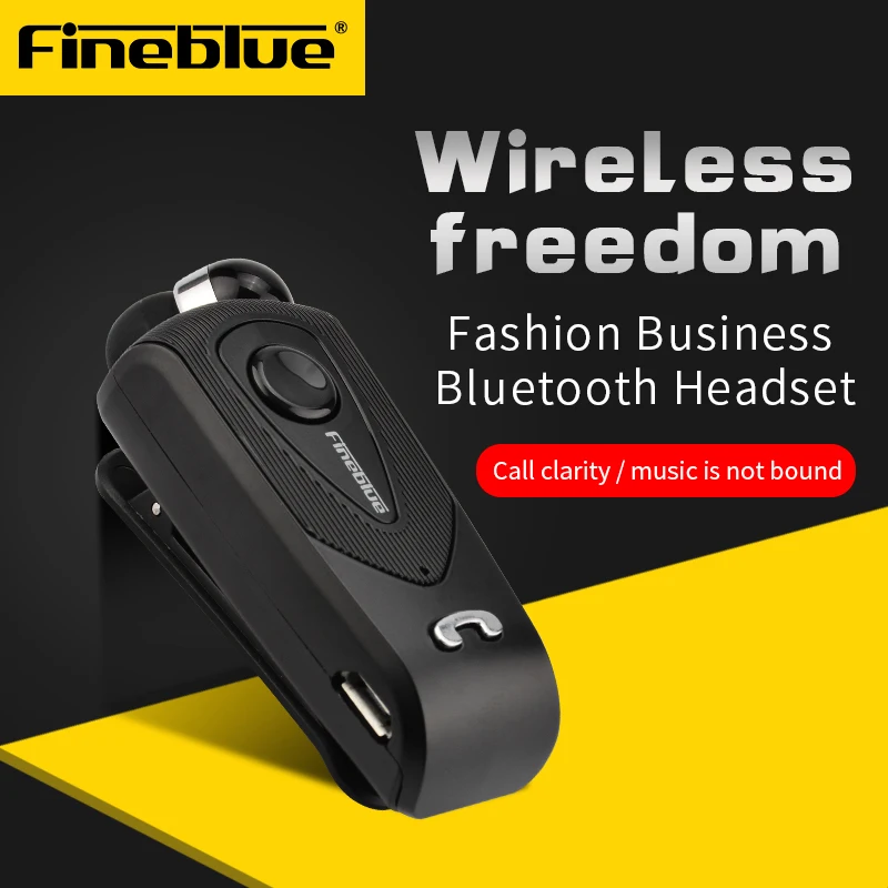 Fineblue F930 Оригинальный стерео спортивные bluetooth наушники Беспроводной громкой связи призывает наушники с микрофоном гарнитуры звонки