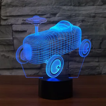 

Creative children toy car shape night light LED night light 7 color change for home decoration or graduation gift holiday gifts