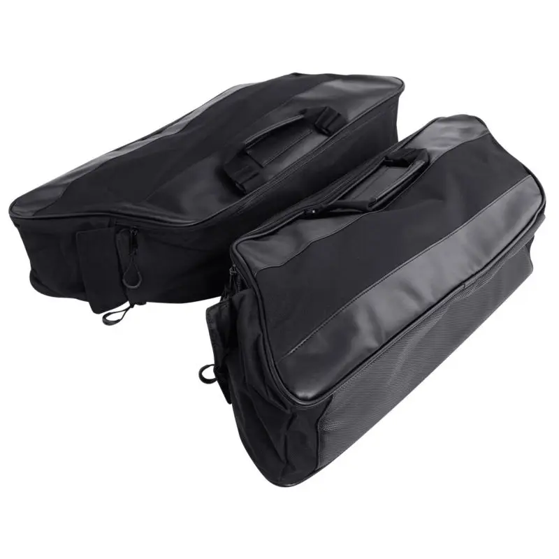 Жесткая Сумка для седла мотоцикла дорожная сумка Harley Touring 97 13 FLHT FLHR|Кожаные и