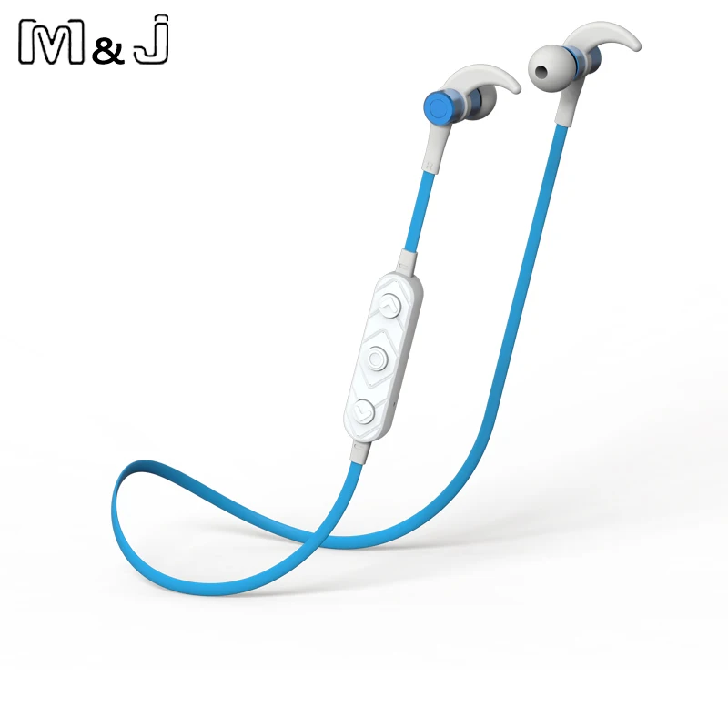 M J HT3 Bluetooth Headset Magnetic Wireless In ear Stereo Headphones with Mic Sport HD Music For iPhone Xiaomi Android
