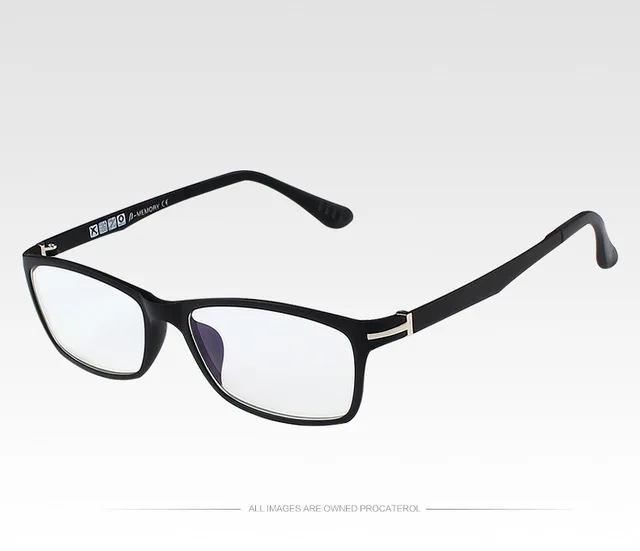 KATELUO унисекс ULTEM(PEI) Компьютерные очки анти-синие лазерные радиационные очки оправа очки аксессуары 13025 - Цвет оправы: Черный