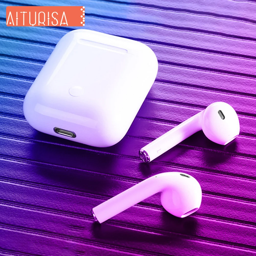 

New i19 tws Headphone Bluetooth 5.0 Wireless Touch Control Earphones Stereo Binaural Microphone Calls With 500 mAh Charging Box