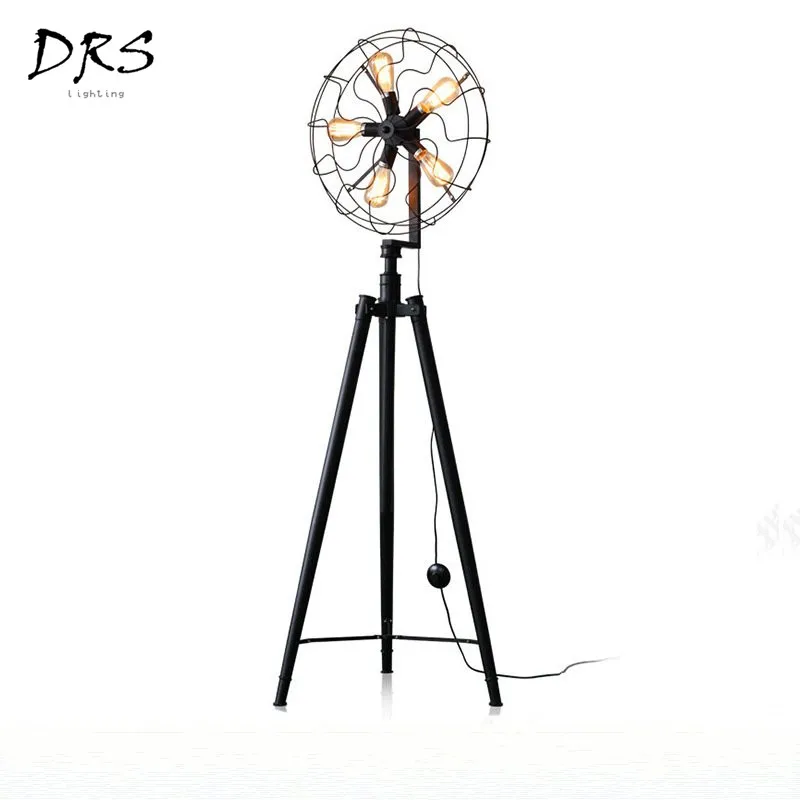 

Nordic Retro Industrial Floor Lamp Decor Home Free Standing Lamp for Living Room Lamp Tripod Floor Lamp Lamparas De Pie Fixtures