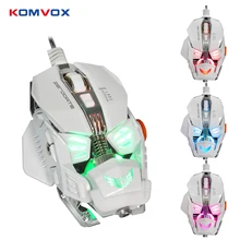 Wired Mechanical Game Mouse LED Backlight Optical Gaming Mouse 8 Button 4000DPI Computer Mouse for Laptop PC Gamer