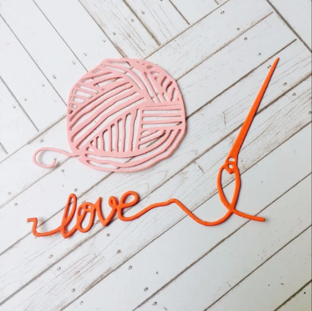 Woolen yarn Metal Cutting Dies Stencils for DIY Scrapbooking Stamp