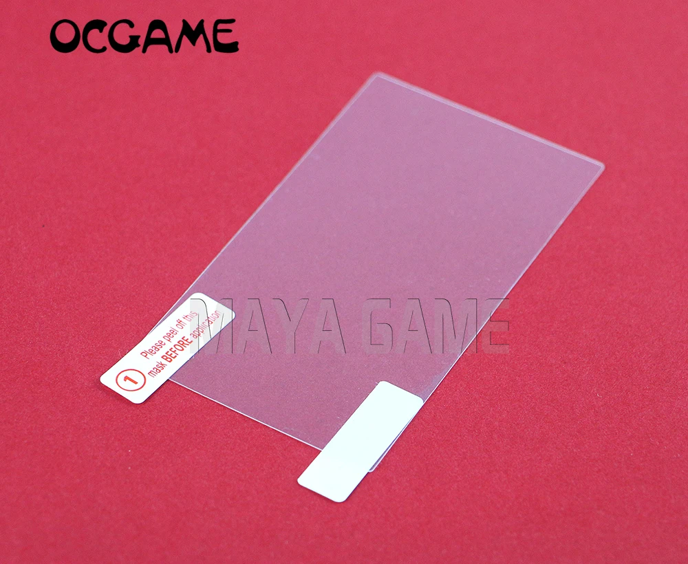 

OCGAME transparent clear screen protector Cover Plus Clean Cloth protective film for For PSP 1000 2000 3000 Protective Guard