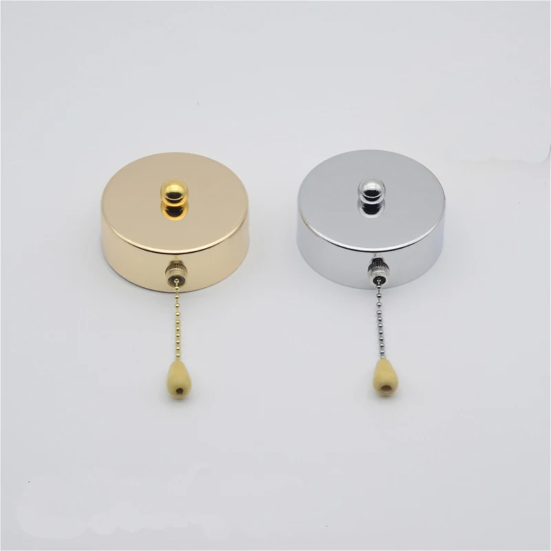 beads zipper pull rope wall switch with 5cm beaded rope switch&wooden