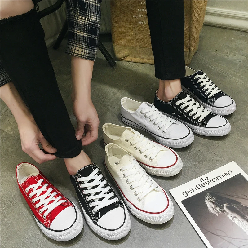 Classic Women Canvas Shoes Popular Women Sneakers Shoes 2019 Flat All Lover  Shoes Factory Wholesale Dropshipping St22 - Women's Vulcanize Shoes -  AliExpress