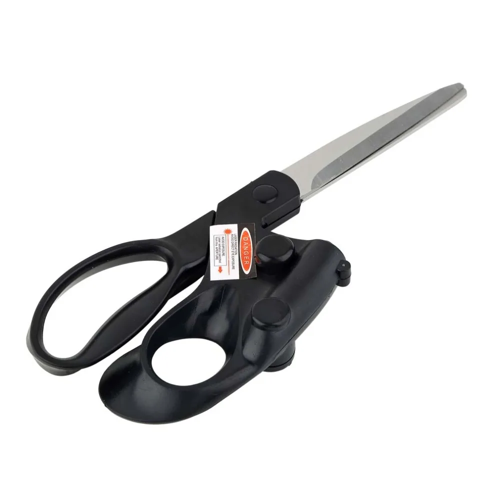 

2017 New Professional Sewing Laser Guided Scissors For Home Crafts Wrapping Gifts Fabric Sewing Cut Straight