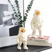 Вазы для цветов для интерьера Керамическая космонавта ваза для украшения интерьера космонавтов современный минималистичный Ресторан вазы для цветов