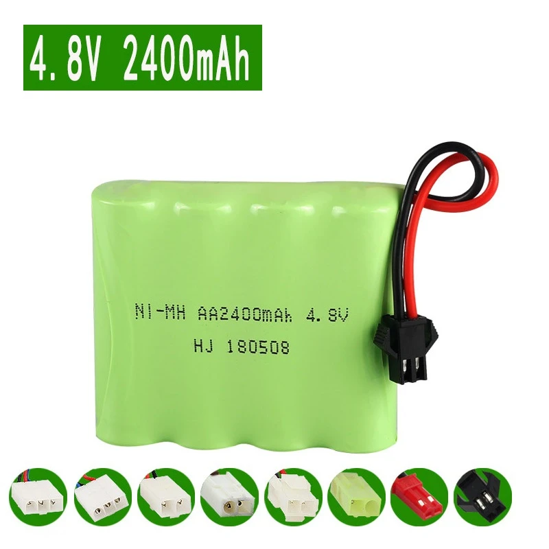 Модель M) 4,8 V 2400mAh Ni-MH аккумулятор для дистанционного управления игрушечными автомобилями, грузовиками, танками, пушками, осветительными оборудованием, радиоуправляемые игрушки 4,8 v AA батарея