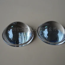 Высококачественный светодиодный объектив диаметром 40 мм, оптический стеклянный объектив, мощный светодиодный плоско-выпуклый объектив