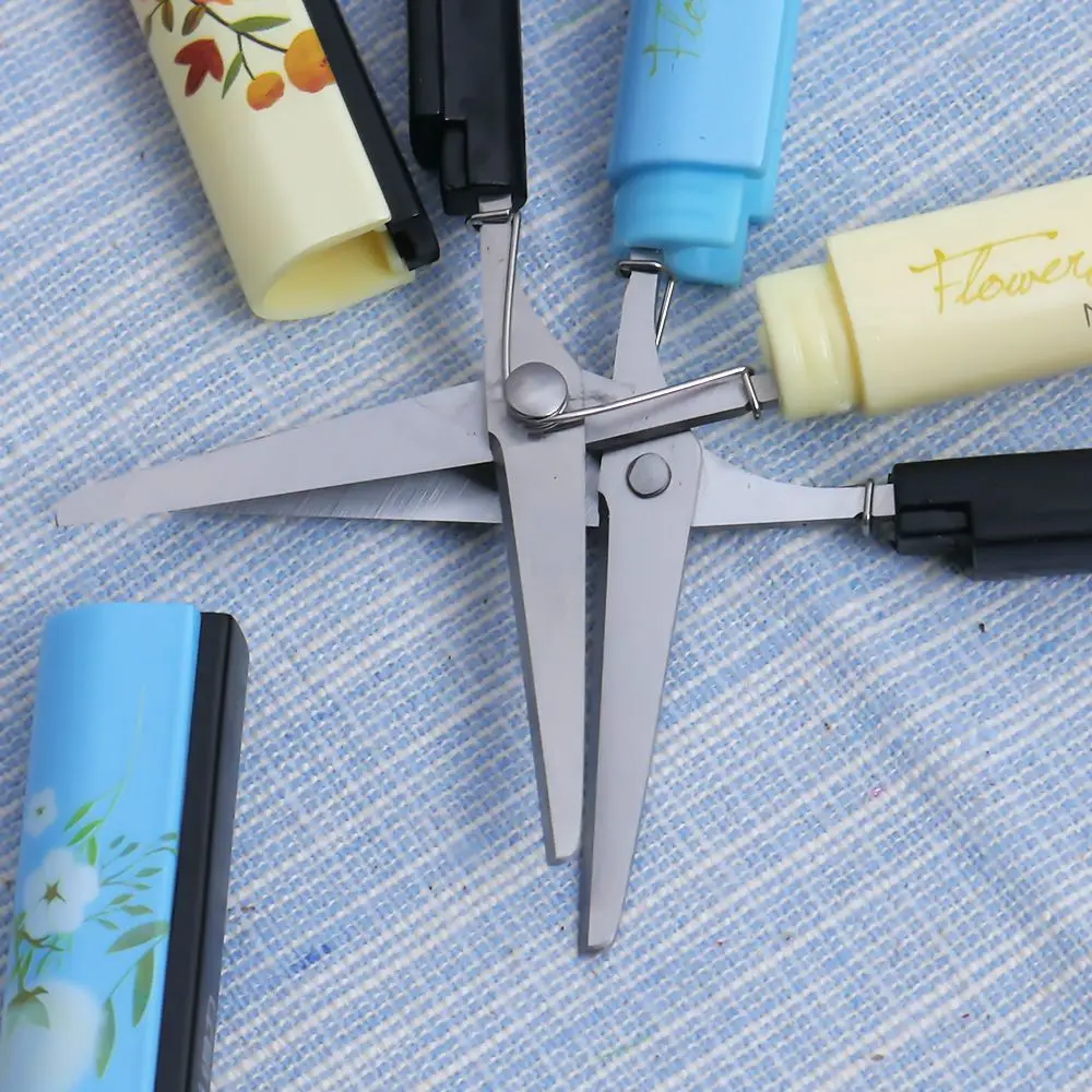 Горячие творческие Kawaii ручка пластиковые Скрапбукинг Ножницы DIY Инструменты для детей подарок цветочный узор
