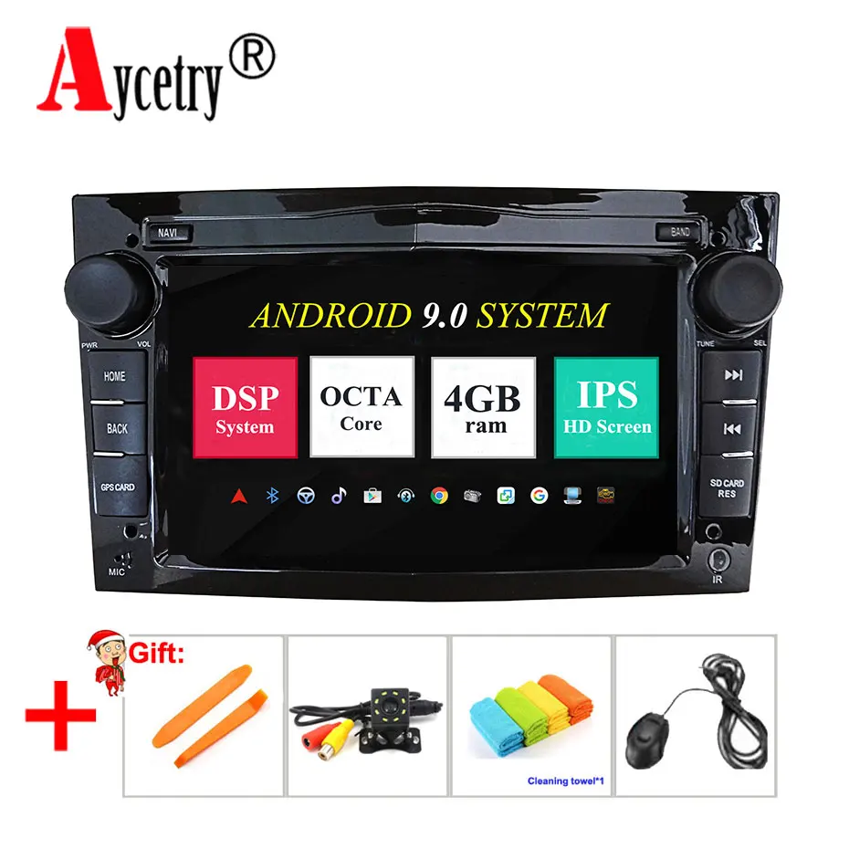 

For Opel Astra H G J Vectra Antara Zafira Corsa 2 din android 9.0 4G 64G car multimedia player dvd GPS radio stereo obd2 DVR DSP