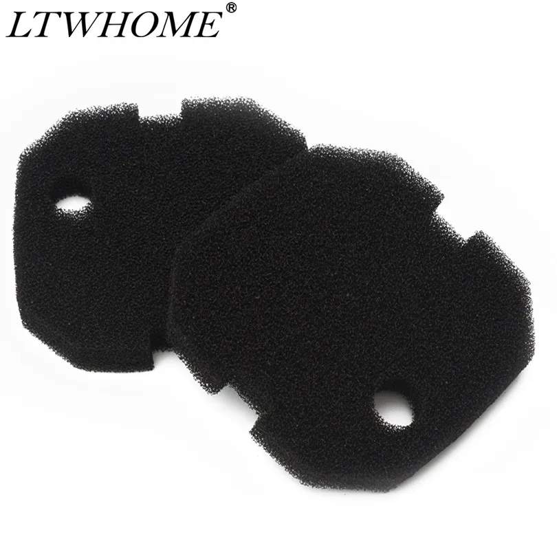 Ltwhome Nero Filtro Fine Schiuma Fit Per Aquaone Aqua Un Aquis 1200/1250 E 1000/1050