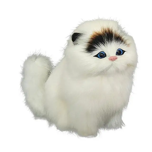 Buy Baby Simulation Cat Plush Animals Toy Kids Birthday Party Gifts Soft Animal