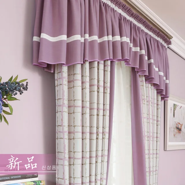 Katoen Jacquard Gordijn Voor Prinses Kamer Plaid Verduisterende Stof ... Katoen Jacquard Gordijn Voor Prinses Kamer Plaid Verduisterende Stof ...
