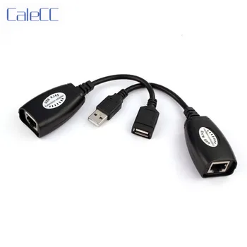 

USB Keyboard Mouse Over RJ45 CAT5E CAT6 Cable Extension Extender Cable Adapter