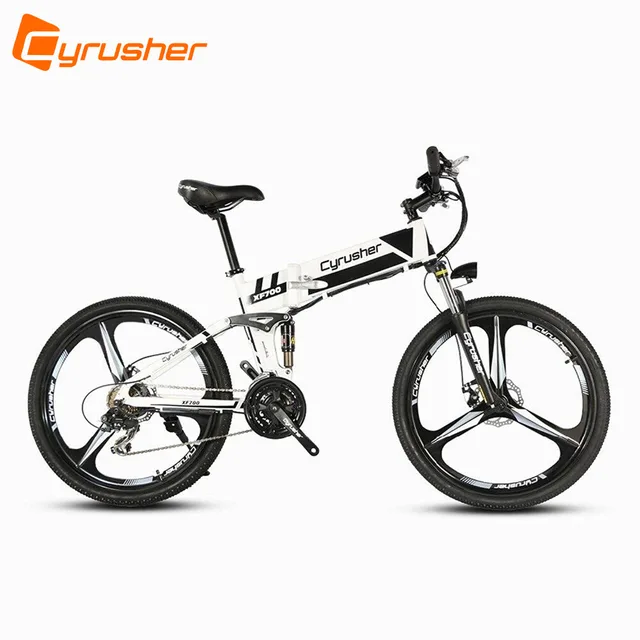 All Terrain Bike >> Cyrusher Xf700 White Mtb Mans Folding Electric Mountain Bike All All Terrain Bike >> Cyrusher Xf700 White Mtb Mans Folding Electric Mountain Bike All