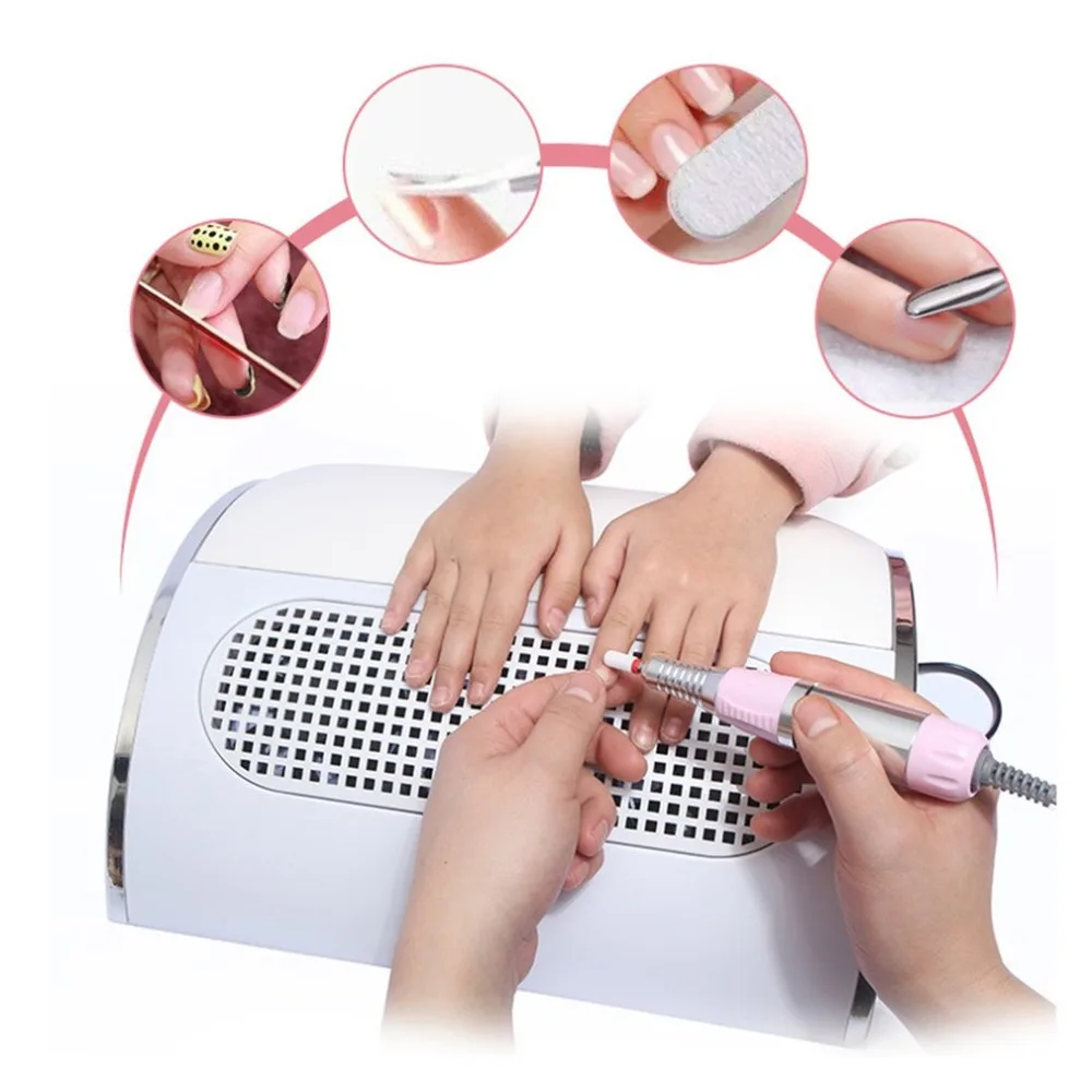 

Vacuum Cleane Portable Size Super Quiet Nail Suction Dust Collector Large Size Strong Nail Vacuum Cleaner Machine Salon Tool