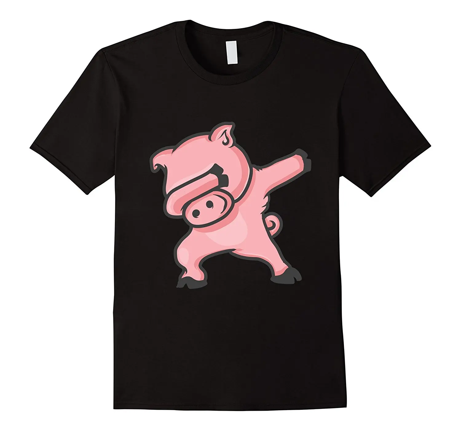 

Dabbing PIG Shirt | Dab Animal T-Shirts T-Shirts 2018 Brand Clothes Slim Fit Printing Print T Shirt Man Short O-Neck T Shirt Men