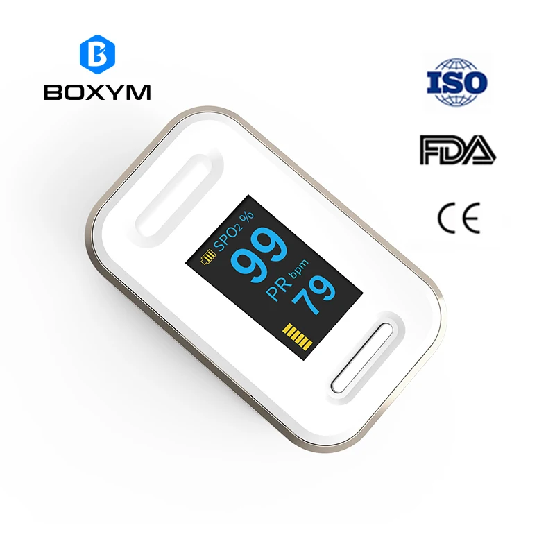 BOXYM Finger pulse Oximeter SPO2 PR OLED display Digital Finger pulse