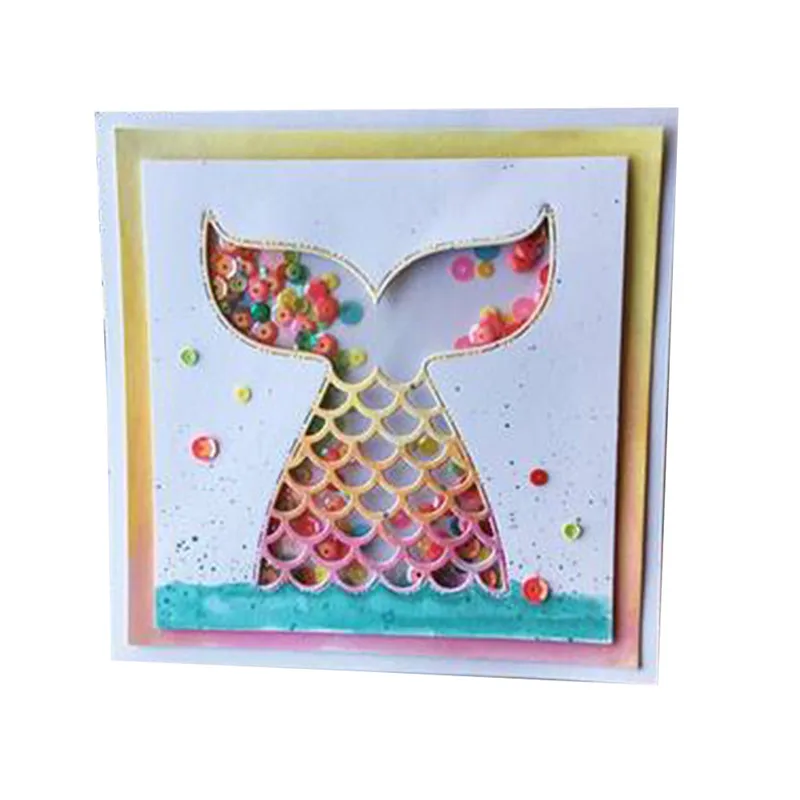 

Eastshape Fashion Mermaid Metal Cutting Dies Scrapbooking Craft Dies Card Making Photo Album Embossing Stencils New Die for 2019