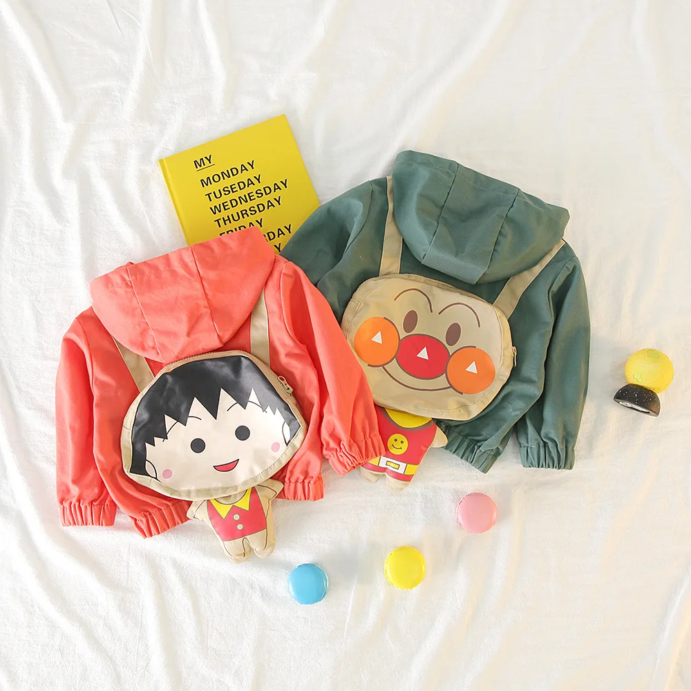 

Children's coat baby boys and girls jackets (bag can't be removed)