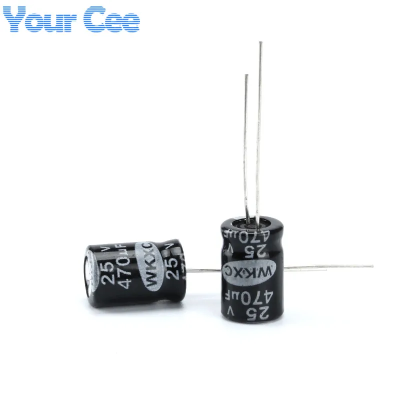 

20 pcs Electrolytic Capacitors 25V 470UF 8X12MM Aluminum Electrolytic Capacitor