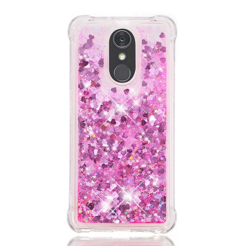 

For LG Stylo 3 4 V20 V30 Stylus 3 LS777 Phone Case Glitter Stars Dynamic Liquid Quicksand TPU Hard Back Cover For LG Q Stylus