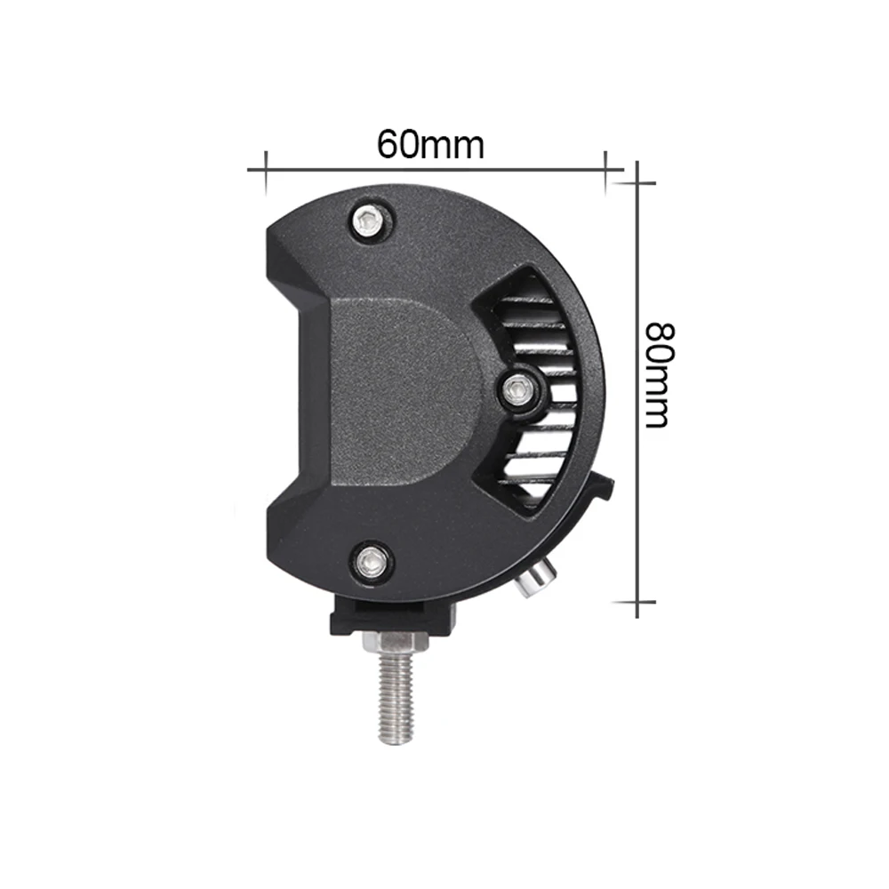 2 шт. 5D 7 дюймов 60 Вт светодиодный рабочий светильник для трактора, лодки, внедорожника 4WD 4x4, грузовика, вездехода, внедорожника, 12 В, 24 В, противотуманная фара, светильник s
