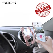 ROCK M Support De Voiture pour iPhone 8 Xiaomi Samsung S8 Air Vent Mount Soporte Movil Montage Voiture 360 Degrés Ratotable