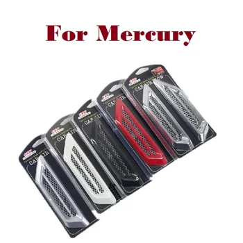 

2017 ABS Simulation Car vents shark gills outlet side stickers for Mercury Grand Marquis Mariner Milan Montego car styling