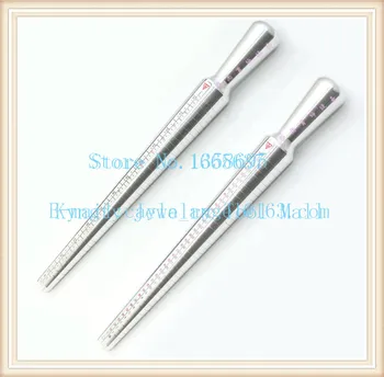 

4-Scale Jewelry Ring Measuring Size Tool Stainless Steel Ring Mandrel Ring Sizer