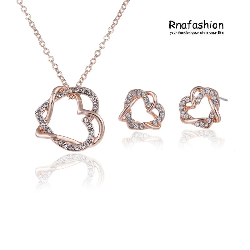 No Minimum Order Hot exquisite winding double peach heart