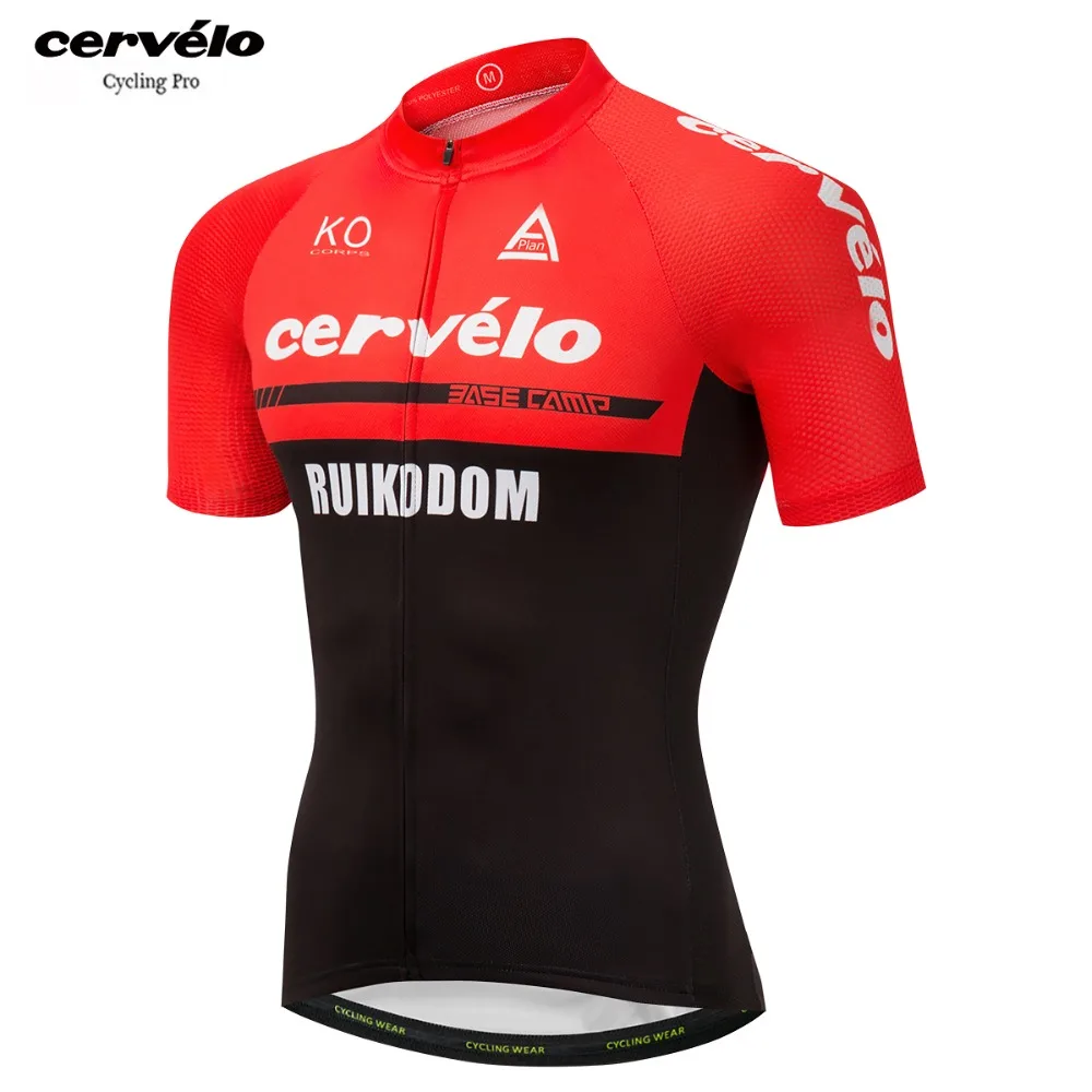 

2018 Men's Short Sleeve Cycling Jersey Quick Dry Bike Clothing Summer Bycicle Shirt Pro Team Ropa Ciclismo Anti-UV Bike Jerseys