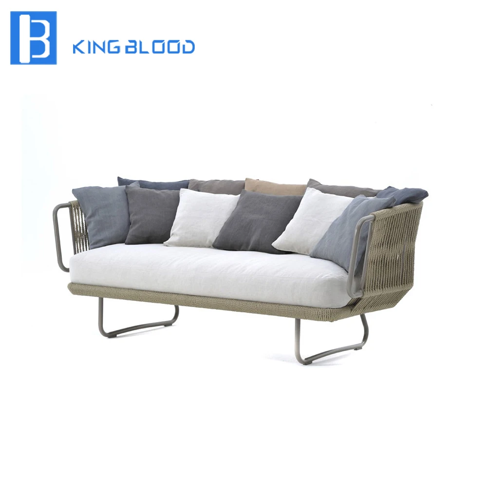 All handmade Outdoor woven Furniture Rope Sofa for gardenin Garden Sofas from Furniture on