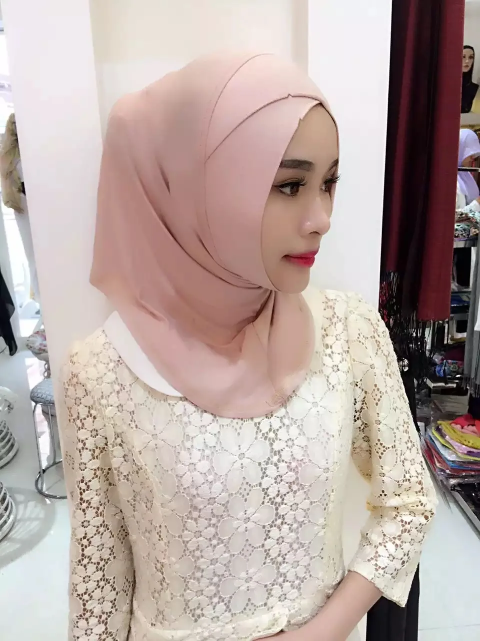 10 colors muslim hats for women modal islam head covering hijab tube