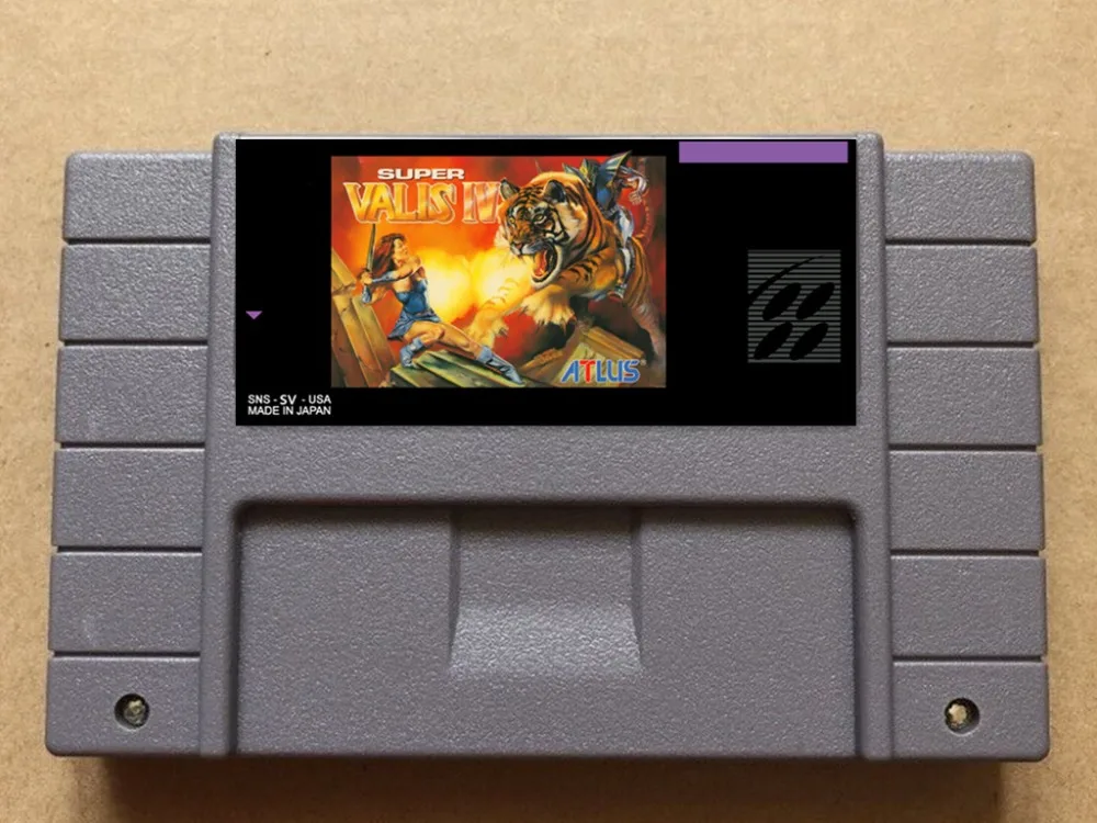

SUPER VALIS 4 USA-NTSC version 16 bit 46 pins video games !