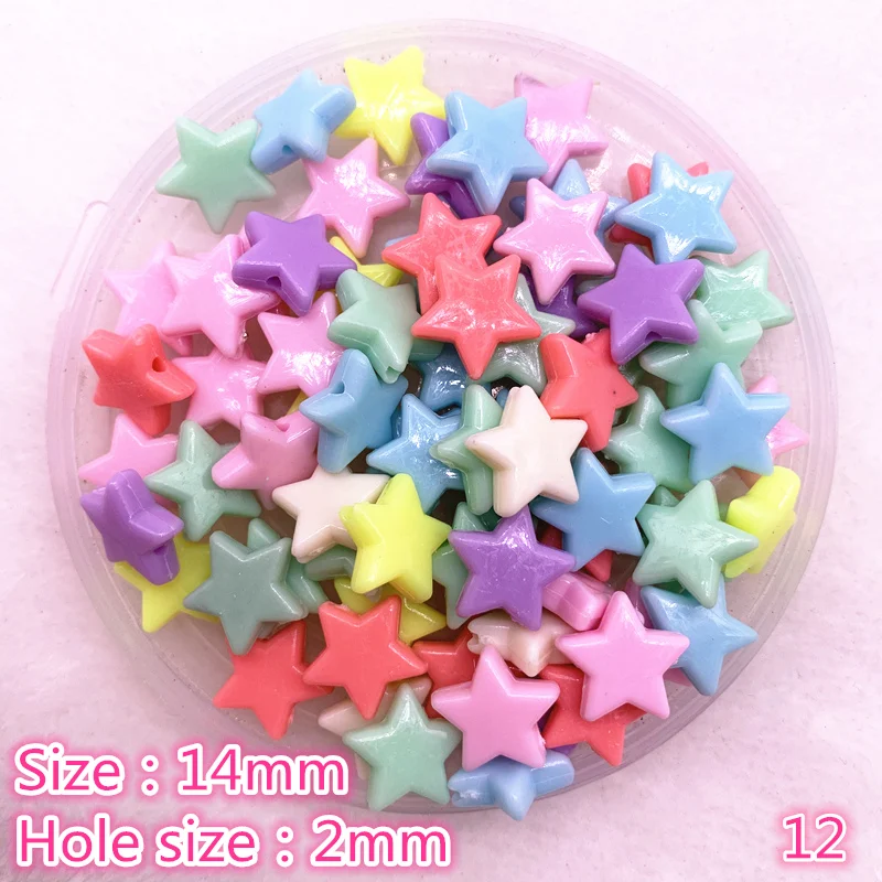 

50pcs/lot Multicolour Acrylic Large Hole Beads for Children Children Beads for Jewelry Making DIY Handmade Bracelets Necklace #P