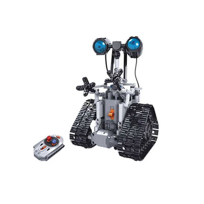 

408pcs Technic MOC echnic City Remote Control RC Bulldozer Electric designer technic City Building Block Bricks Model