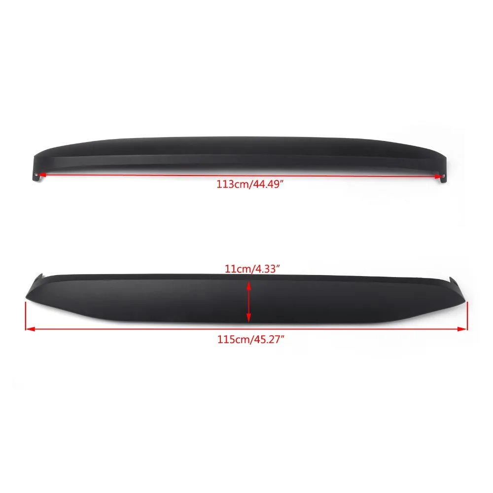 

Areyourshop Car Light Brow Black Angry Front Grille Look For Jeep Wrangler JK 2007-2017 ABS 115cm New Styling Parts