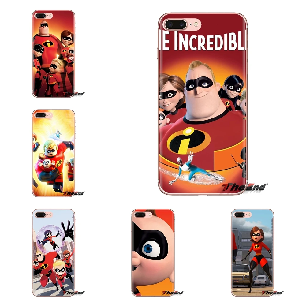 Soft Transparent Cases Covers The Incredibles 2 For LG G3 G4 Mini G5 G6 G7 Q6 Q7 Q8 Q9 V10 V20 V30 X Power 3 K10 K4 K8 2017 |