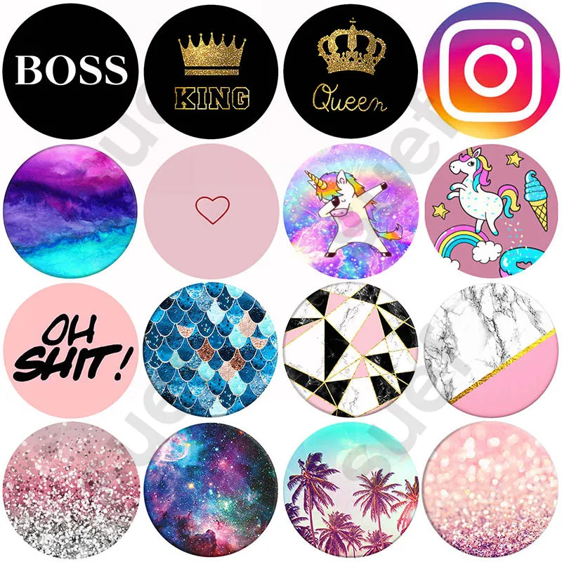 

POPSocket Dropshipping Marble Pattern Unique Mobile Phone Holder Expanding Stand and Grip For IPhone pop socket